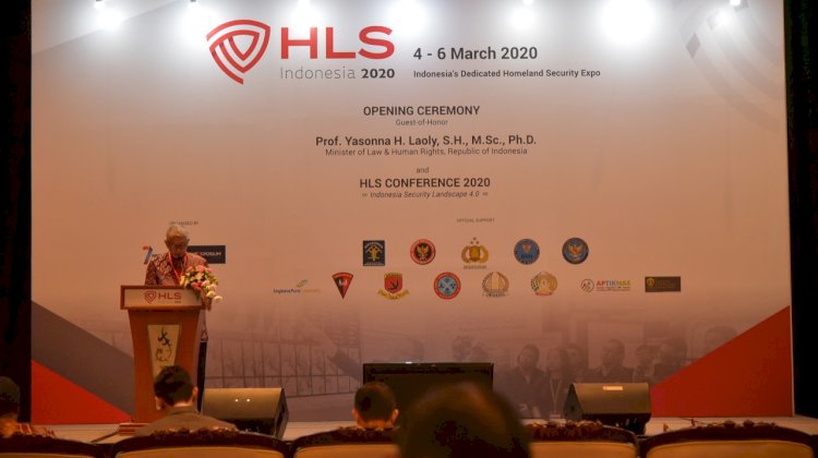 Sestama BNPT Perkenalkan Upaya Kementerian dan Lembaga Bersinergi Menanggulangi Terorisme di Konferensi Internasional Homeland Security Indonesia 2020