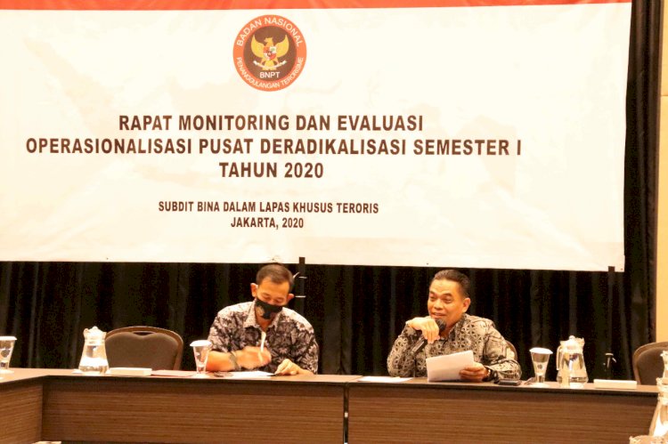 Rapat Monitoring dan Evaluasi Operasionalisasi Pusat Deradikalisasi BNPT Semester I Tahun 2020 Digelar di Jakarta