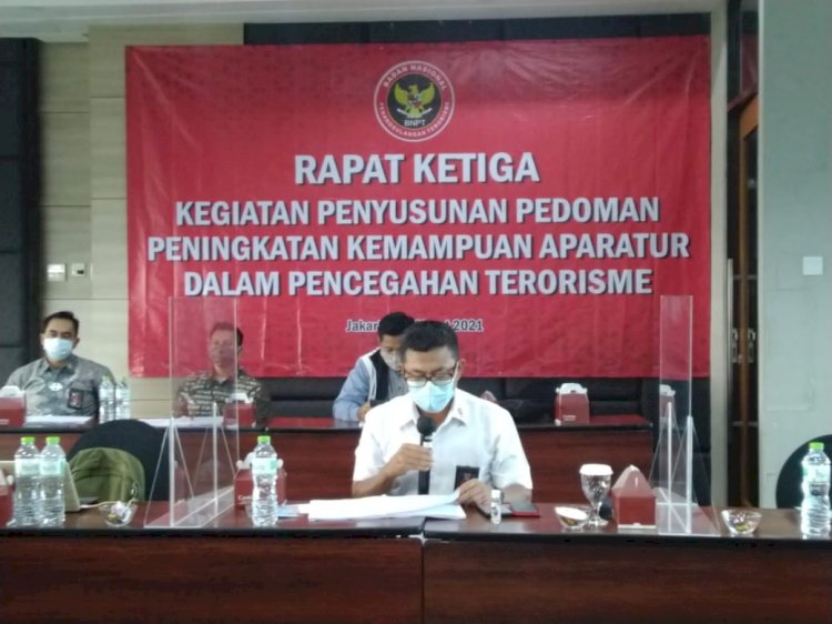 BNPT MANTAPKAN PEDOMAN TEKNIS PENINGKATAN KEMAMPUAN APARATUR DALAM PENCEGAHAN TERORISME