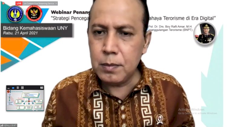 Waspada Terorisme di Dunia Digital, Kepala BNPT Ajak Mahasiswa UNY Cegah Paham Radikal