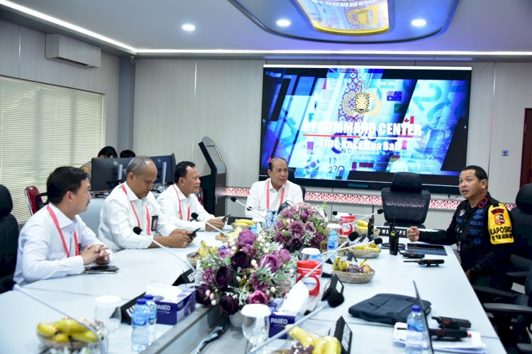 Pastikan Keamanan KTT G20, Kepala BNPT RI Tinjau Command Center