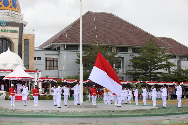 Gelorakan Pesan Persatuan dan Tolak Kekerasan, BNPT RI Hadiri Pelaksanaan Upacara HUT Ke-78 RI di Berbagai Wilayah