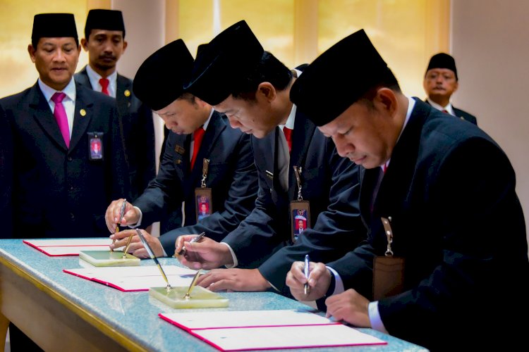 Kepala Biro Umum BNPT Berpesan Kepada 3 Pejabat Administrator Baru Untuk Responsif Hadapi Tantangan Penanggulangan Terorisme