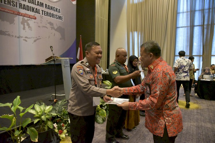 Tingkatkan Kemampuan Deteksi Dini Tiga Pilar,  BNPT Selenggarakan Pelatihan Mengantisipasi Potensi Radikal Terorisme di Surabaya