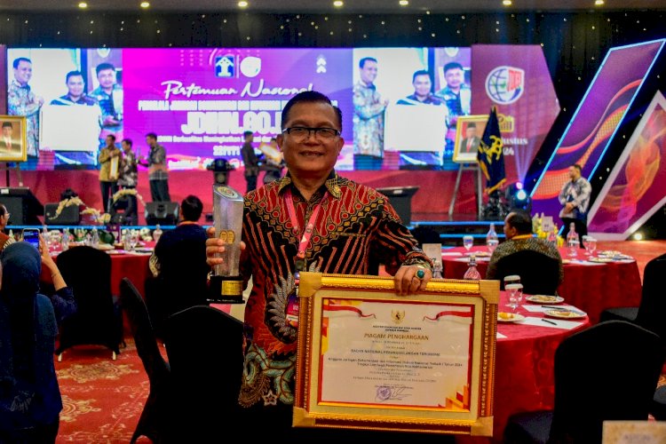 BNPT Kembali Raih Juara Terbaik 1 JDIHN Kategori Lembaga Pemerintah Non Kementerian 2024