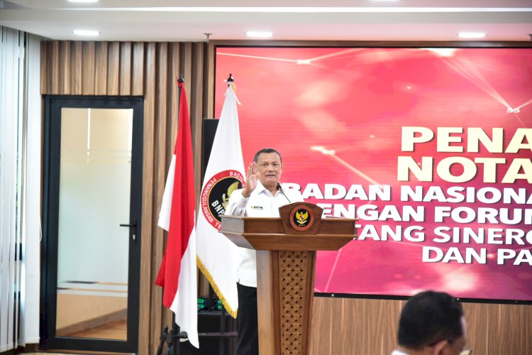 Akselerasi Pencegahan Paham Intoleran, BNPT Tandatangani MoU dengan Formas